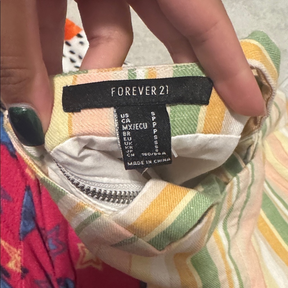 Forever 21 Multicolor Striped Mini Dress - Picture 3 of 3